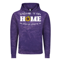 Cloud Purple welcome to our Home Sunflower Vintage Hoodie - Bettercallsaul