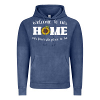 Vintage Denim welcome to our Home Sunflower Vintage Hoodie - Bettercallsaul