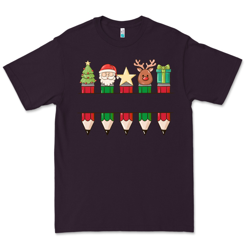 Add Your Personalization Christmas Pencils Premium Tee by MaliasSmallBusiness | Teevron