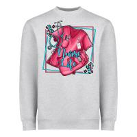 Heather Grey nurse life olivia Heavyweight Sweatshirt - OliviaCreatesArt