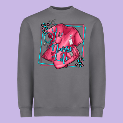 Nurse Life Olivia Heavyweight Sweatshirt Designed By Oliviacreatesart