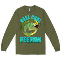 Army Green reel cool peepaw Long Sleeve Tee - Jasminsmagicworld