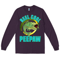 Plum reel cool peepaw Long Sleeve Tee - Jasminsmagicworld