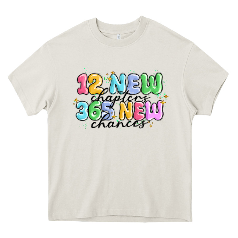 12 New Chapter 365 New Chances Heavy Core Tee by MaliasSmallBusiness | Teevron