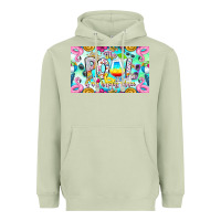 Matcha The Pool Is My Happy Place Heavyweight Hoodie - CowhideDigitalArt