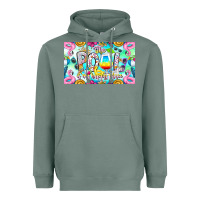 Sage The Pool Is My Happy Place Heavyweight Hoodie - CowhideDigitalArt