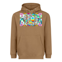 Toasted Coconut The Pool Is My Happy Place Heavyweight Hoodie - CowhideDigitalArt