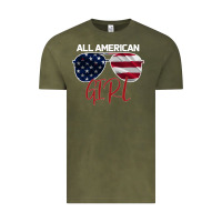 Vintage Olive All American Girl Vintage Tee - Bettercallsaul