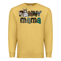 Antique Gold Bunny mama Premium Sweatshirt - CowhideDigitalArt