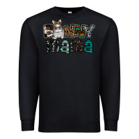 Black Bunny mama Premium Sweatshirt - CowhideDigitalArt