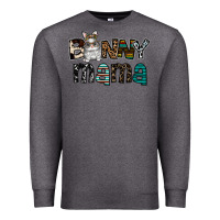 Charcoal Heather Bunny mama Premium Sweatshirt - CowhideDigitalArt