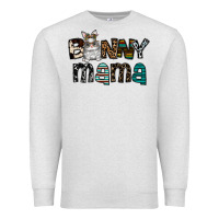 Oatmeal Heather Bunny mama Premium Sweatshirt - CowhideDigitalArt
