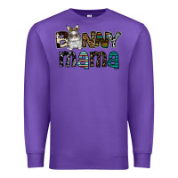 Purple Bunny mama Premium Sweatshirt - CowhideDigitalArt