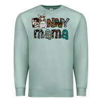 Seafoam Bunny mama Premium Sweatshirt - CowhideDigitalArt