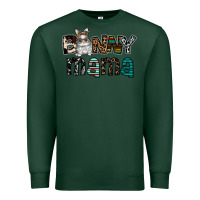 Sports Green Bunny mama Premium Sweatshirt - CowhideDigitalArt