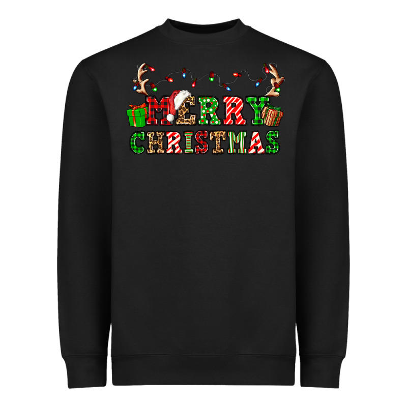 Merry Christmas Heavyweight Sweatshirt by OliviaCreatesArt | Teevron