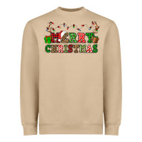 Mushroom merry christmas Heavyweight Sweatshirt - OliviaCreatesArt