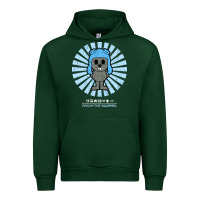 Forest Green rocky the squirrel retro vintage Urban Hoodie - tuanDangUi