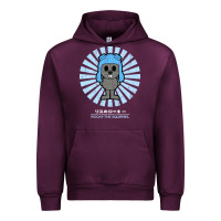 Mauve Wine rocky the squirrel retro vintage Urban Hoodie - tuanDangUi