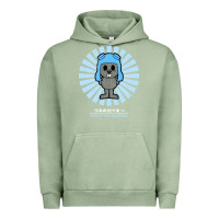 Pigment Oil Green rocky the squirrel retro vintage Urban Hoodie - tuanDangUi