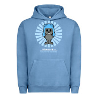 Pigment Pebble Blue rocky the squirrel retro vintage Urban Hoodie - tuanDangUi