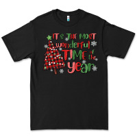 Black its wonderful time of the year Premium Tee - MaliasSmallBusiness