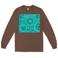 Chestnut glitter turquoise Long Sleeve Tee - TumblerDesignByShophia