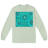 Matcha glitter turquoise Long Sleeve Tee - TumblerDesignByShophia