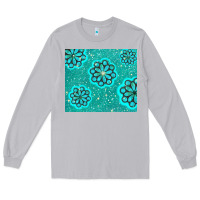 Moon Dust glitter turquoise Long Sleeve Tee - TumblerDesignByShophia