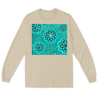 Mushroom glitter turquoise Long Sleeve Tee - TumblerDesignByShophia