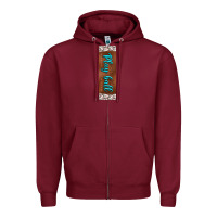 Burgundy baseball pen wraps Zipper Hoodie - BundleAndBundleShop