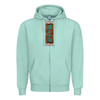 Seafoam baseball pen wraps Zipper Hoodie - BundleAndBundleShop