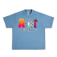 Pebble Blue He is Alive Urban Heavy Tee - Bettercallsaul
