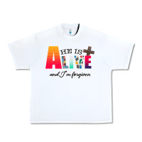 White He is Alive Urban Heavy Tee - Bettercallsaul