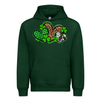Forest Green st patricks day western hearts Urban Hoodie - Artiststas