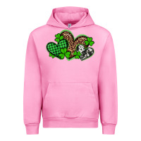 Fuchsia Pink st patricks day western hearts Urban Hoodie - Artiststas