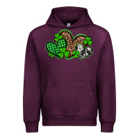 Mauve Wine st patricks day western hearts Urban Hoodie - Artiststas