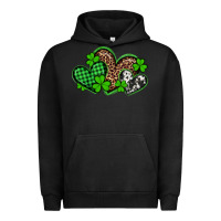Pigment Black st patricks day western hearts Urban Hoodie - Artiststas
