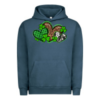 Pigment Midnight Navy st patricks day western hearts Urban Hoodie - Artiststas