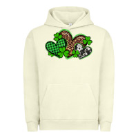 Pigment Pistachio st patricks day western hearts Urban Hoodie - Artiststas