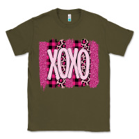 Army Green Love Xoxo Brushstrokes Valentines Classic Tee - Bettercallsaul