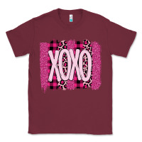 Burgundy Love Xoxo Brushstrokes Valentines Classic Tee - Bettercallsaul