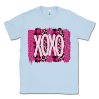 Dusty Blue Love Xoxo Brushstrokes Valentines Classic Tee - Bettercallsaul