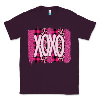 Plum Love Xoxo Brushstrokes Valentines Classic Tee - Bettercallsaul