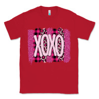 Red Love Xoxo Brushstrokes Valentines Classic Tee - Bettercallsaul