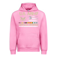 Fuchsia Pink Vietnam Veteran Shirt US Army Veteran Day Women Me Urban Hoodie - tuanDangUi