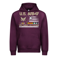 Mauve Wine Vietnam Veteran Shirt US Army Veteran Day Women Me Urban Hoodie - tuanDangUi