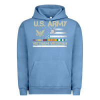 Pigment Pebble Blue Vietnam Veteran Shirt US Army Veteran Day Women Me Urban Hoodie - tuanDangUi