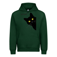 Forest Green black cat day halloween black cat meow Urban Hoodie - tuanDangUi