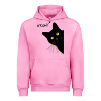 Fuchsia Pink black cat day halloween black cat meow Urban Hoodie - tuanDangUi